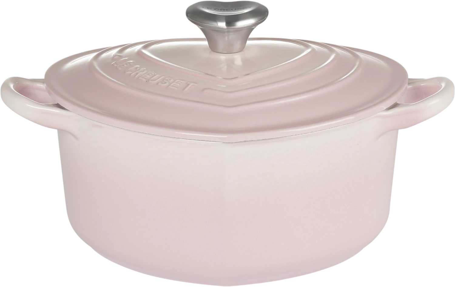 Le Creuset Herzbräter Aus Gusseisen Mit Herzgriff In Shell Pink 7 Le Creuset Herzbräter Aus Gusseisen Mit Herzgriff In Shell Pink – Bild 5