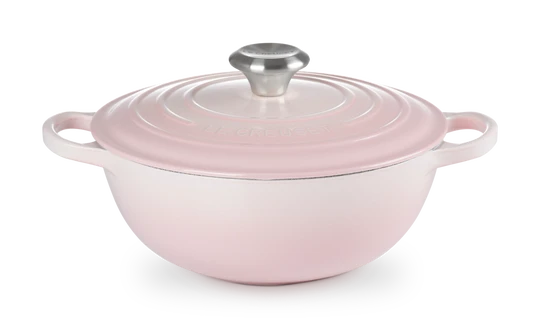 Le Creuset Familientopf La Marmite Aus Gusseisen In Shell Pink 3 Le Creuset Familientopf La Marmite Aus Gusseisen In Shell Pink
