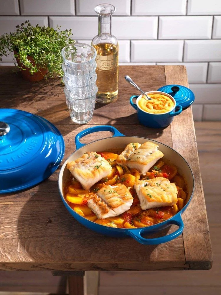 Le Creuset Gourmet-Profitopf Signature In Karibik, 26 Cm – Bild 2