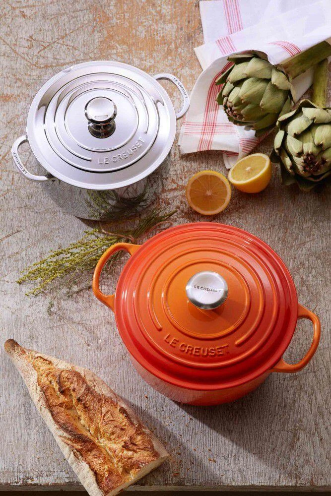 Le Creuset Bräter Signature Rund In Citrus – Bild 5
