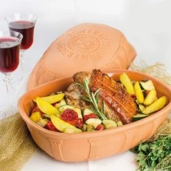 Römertopf Jubiläums-Bräter 50 Jahre, Groß -KitchenAid shop Mediteraner Krustenbraten 500 05 Faist neu l