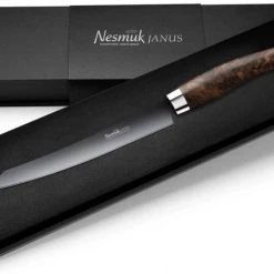 Nesmuk Officemesser Janus In Walnuss Maser 5 Nesmuk Officemesser Janus In Walnuss Maser -KitchenAid shop Nesmuk JANUS slicer walnut burl case neu 1 l