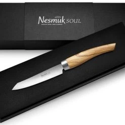 Nesmuk Officemesser Soul In Olivenholz -KitchenAid shop Nesmuk SOUL office olive wood case neu l
