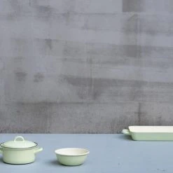 Riess Emaille Riess Kasserolle Aus Emaille In Nilgrün -KitchenAid shop RIESS AMBIENTE CLASSIC Pastell Bunt Nilgruen 05 highres