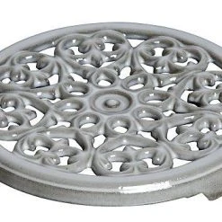 Staub Topfuntersetzer Lilie In Grau