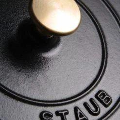 Staub Cocotte Rund Aus Gusseisen In Schwarz -KitchenAid shop Staub cocotte schwarz 5 l