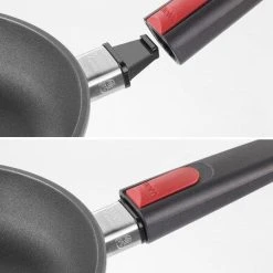 Woll Guss-Hochrandpfanne Titanium Nowo -KitchenAid shop Woll Gusspfanne abnehmbarer