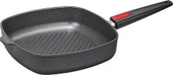 Woll Gusspfanne Titanium Nowo Induktion Eckig -KitchenAid shop Woll Gusspfanne eckig Rille 1