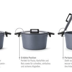 Woll Gusstopf Diamond Concept Plus Mit Deckel Und Silikoneinsatz -KitchenAid shop concept plus 3 positions rgb id19257