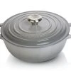 Le Creuset Familientopf La Marmite Aus Gusseisen In Perlgrau -KitchenAid shop web 21114265410430